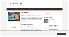 Desktop Screenshot of claudiufarcas.ro