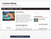 Tablet Screenshot of claudiufarcas.ro